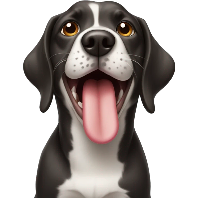 Dog sticking out tongue  emoji