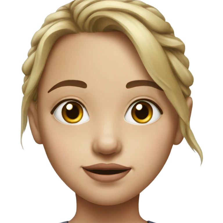 realistic portrait of girl emoji
