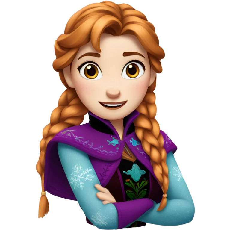 Frozen Anna emoji