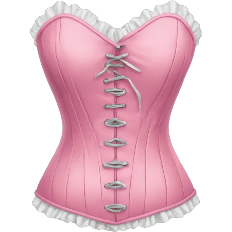 Pink corset top emoji