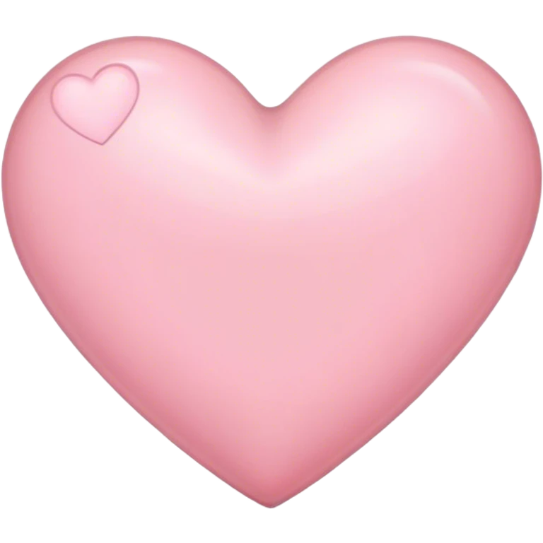 light pink heart emoji