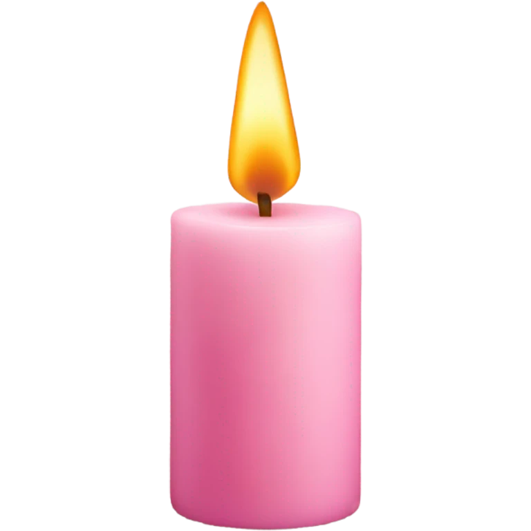 light pink candle emoji