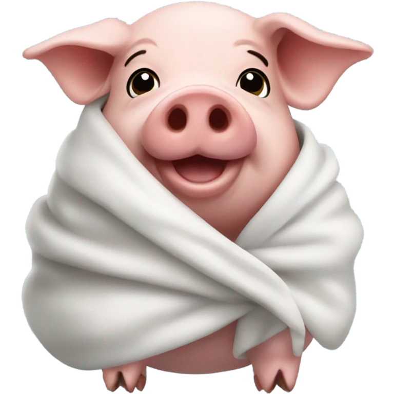 Pig in blanket  emoji