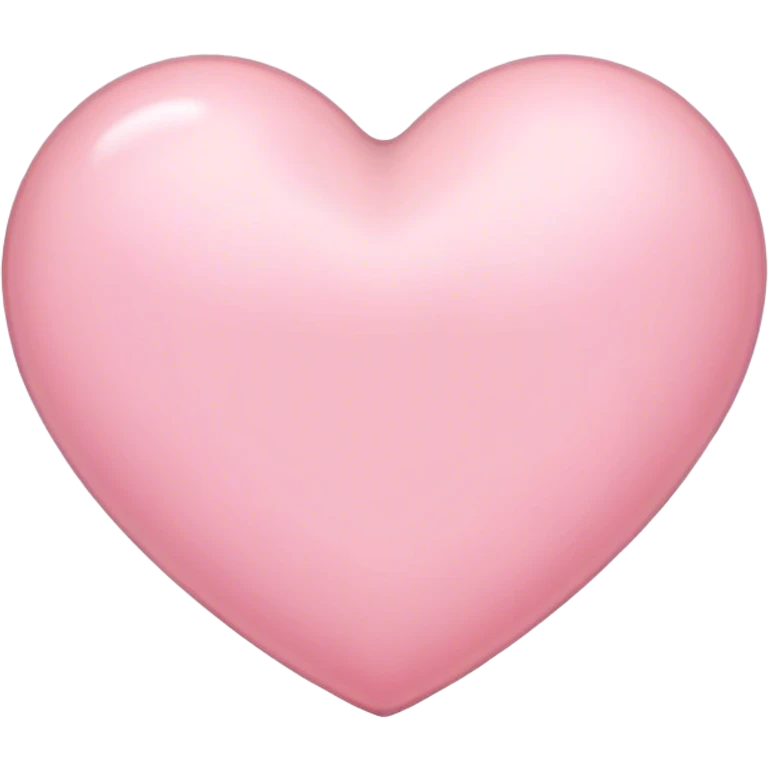 Light pink heart emoji