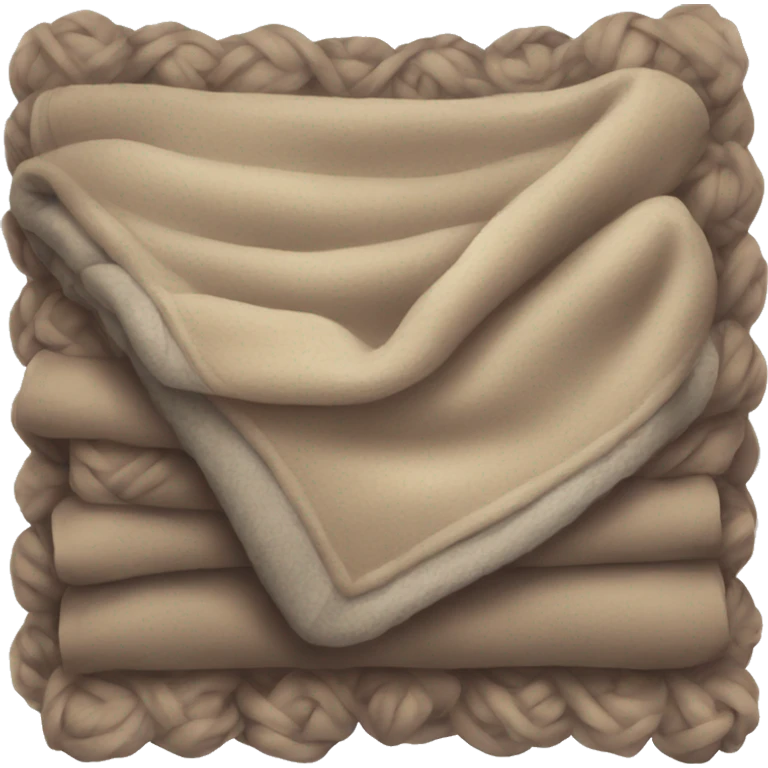 Cozy blanket emoji