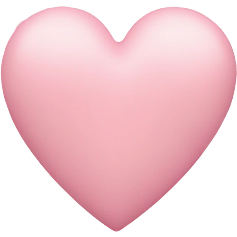 pastel pink heart emoji