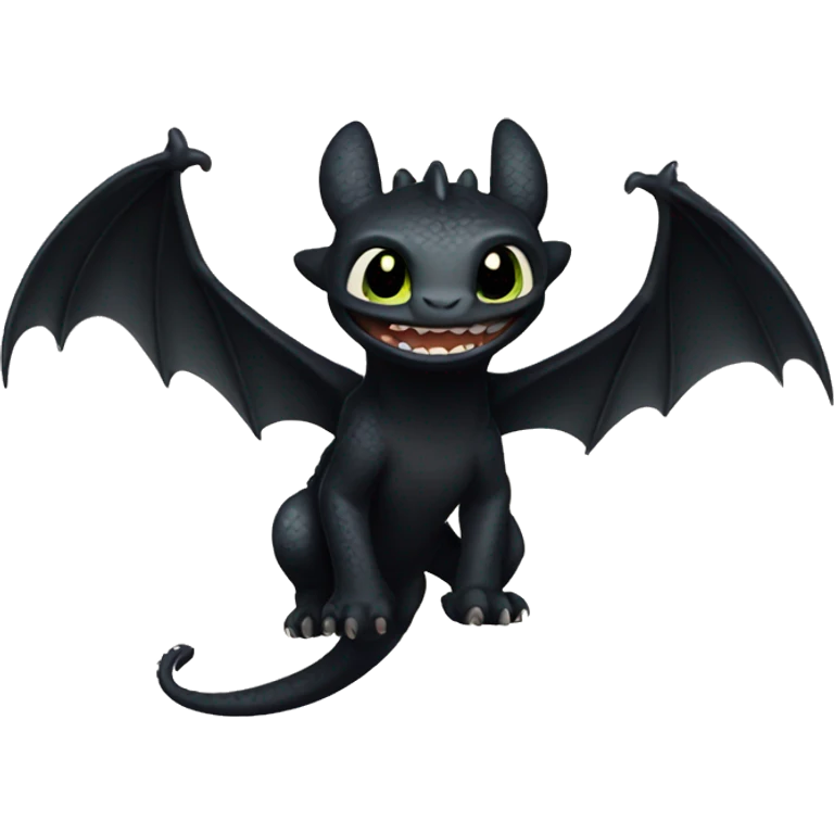 Toothless   emoji