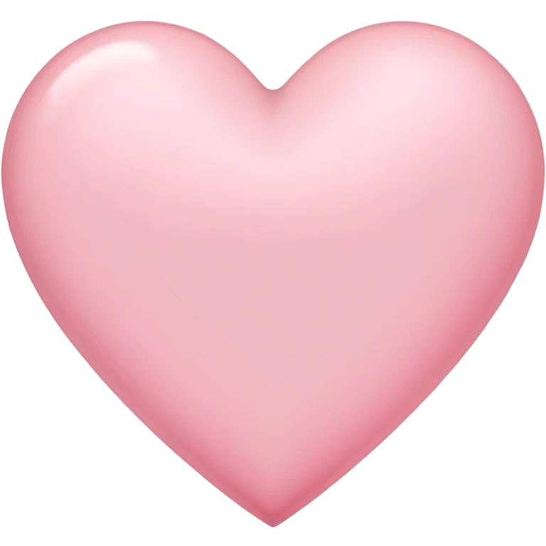 Light pink heart  emoji