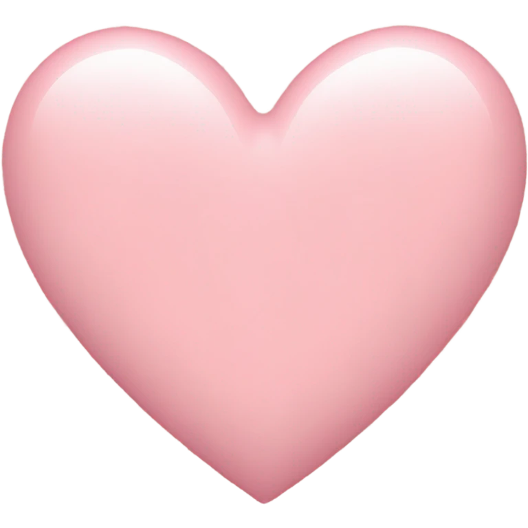 pastel pink heart emoji