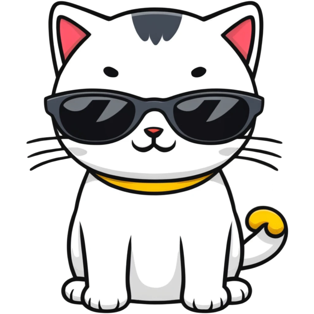 cat wearing sunglasses emoji