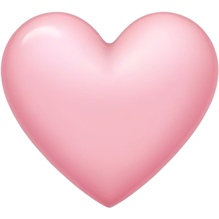 Light pink heart emoji