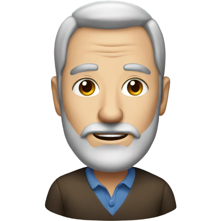 mature male portrait with beard emoji
