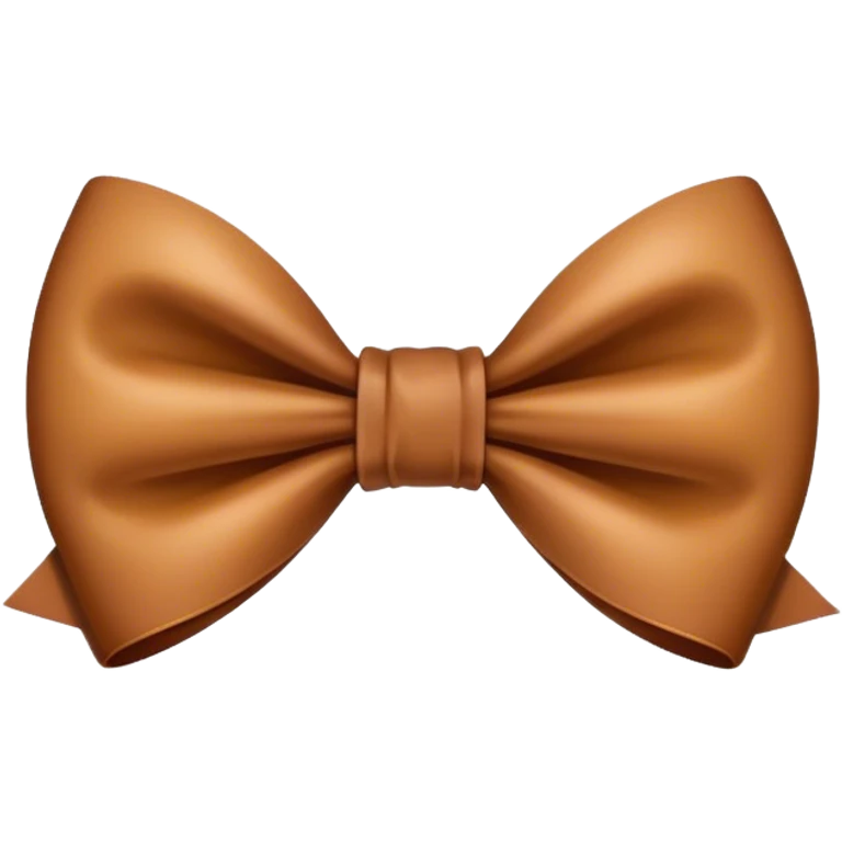 Brown bow emoji