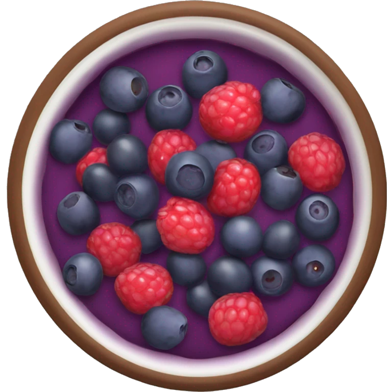 Acai bowl emoji