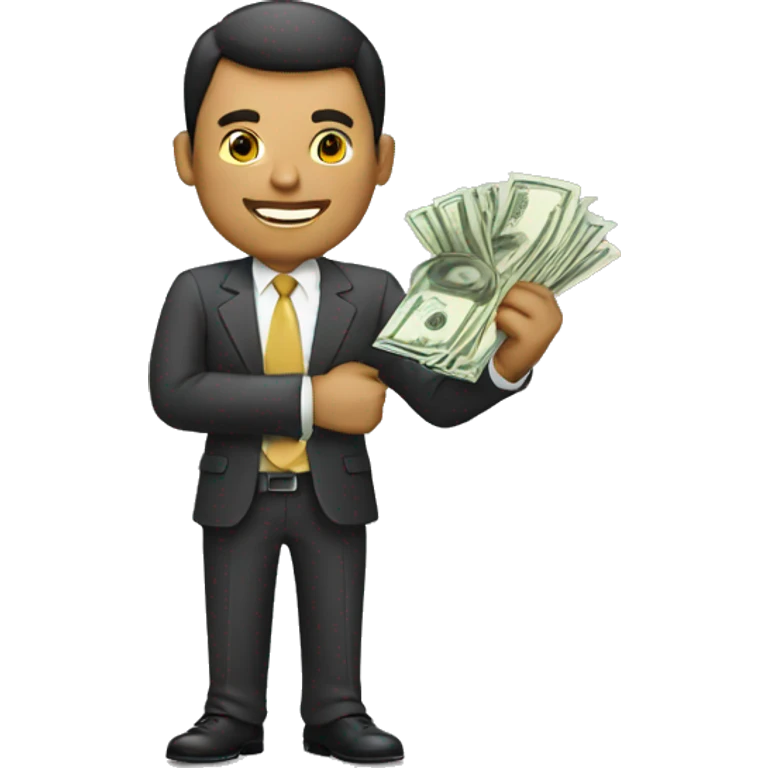 business man with money  emoji