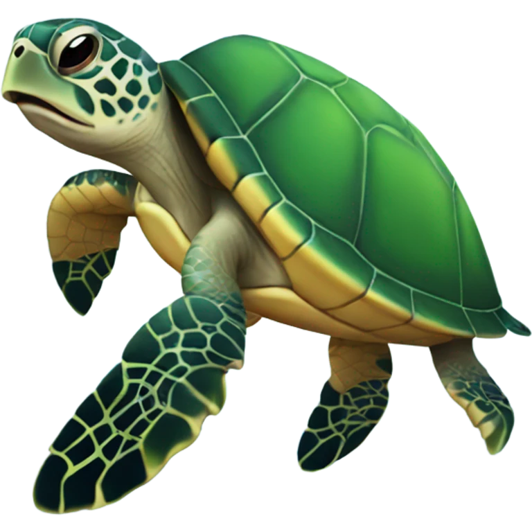 Sea turtle emoji
