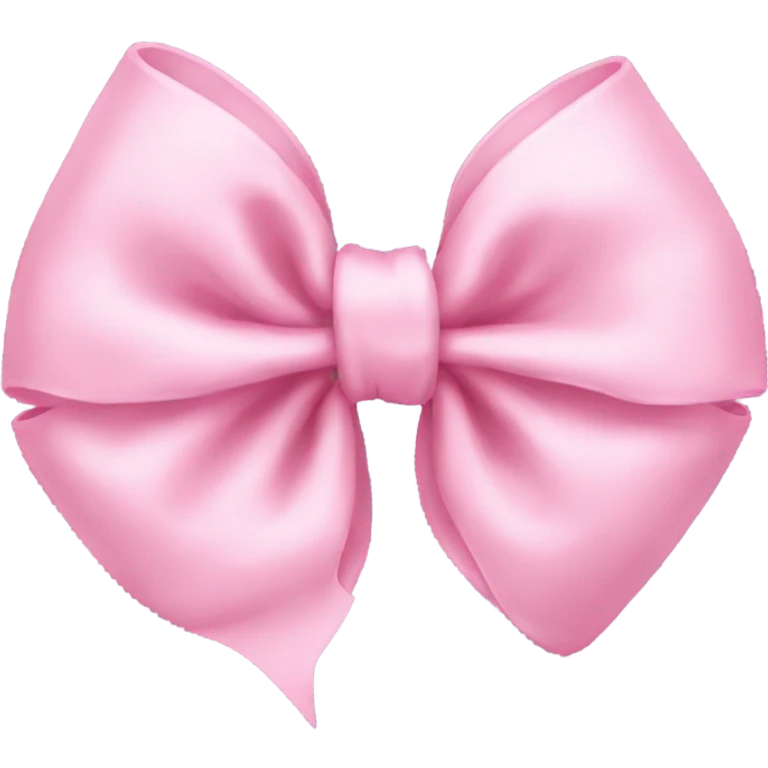 baby pink bow emoji