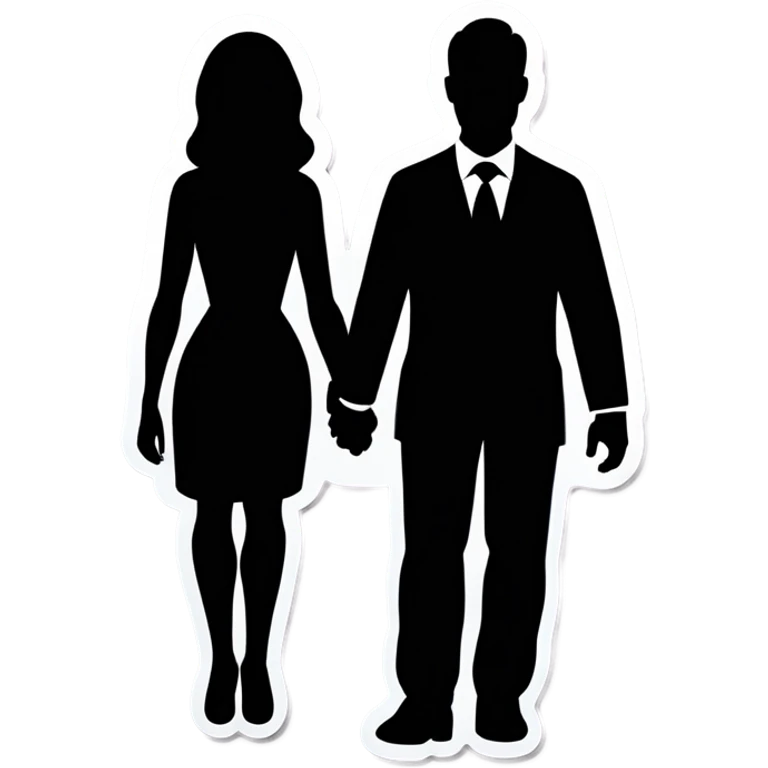 Man an woman emoji