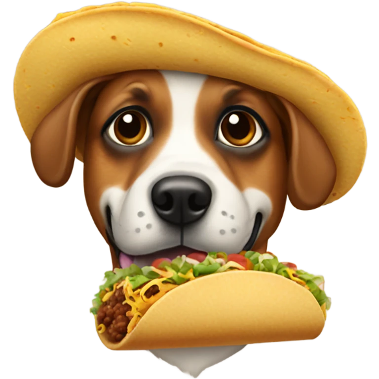Taco dog emoji
