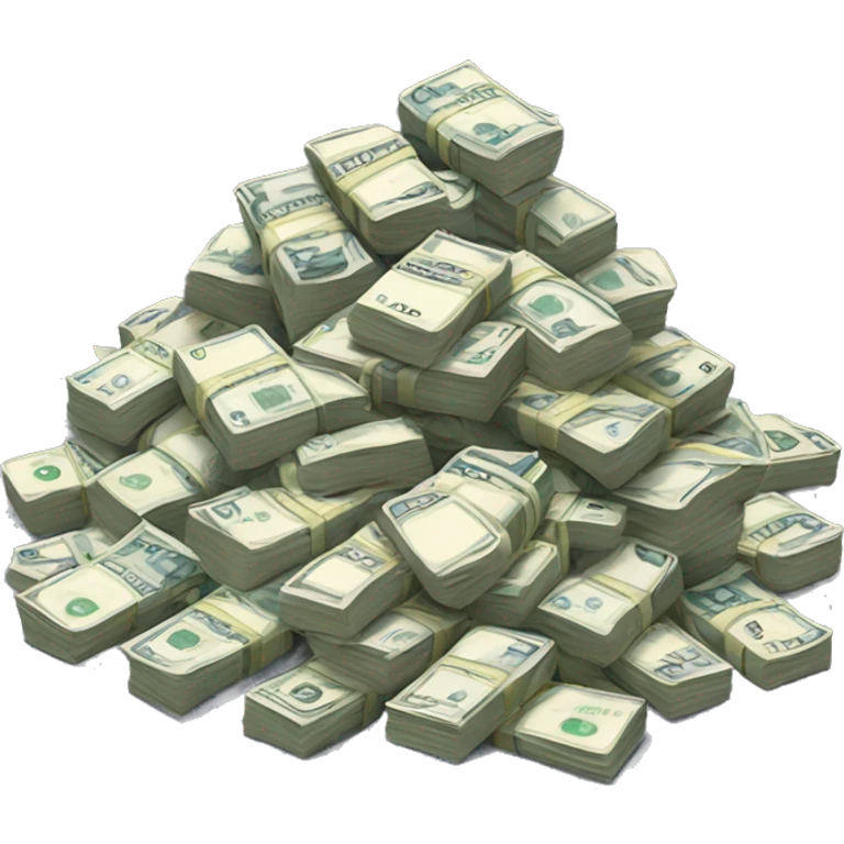 Pile of British pounds  emoji