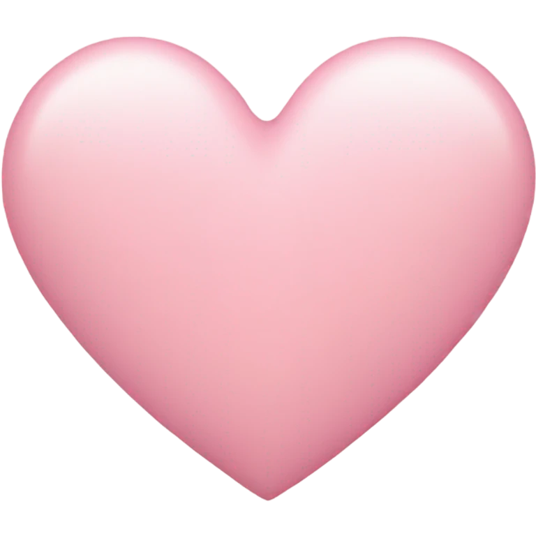 pastel pink heart emoji