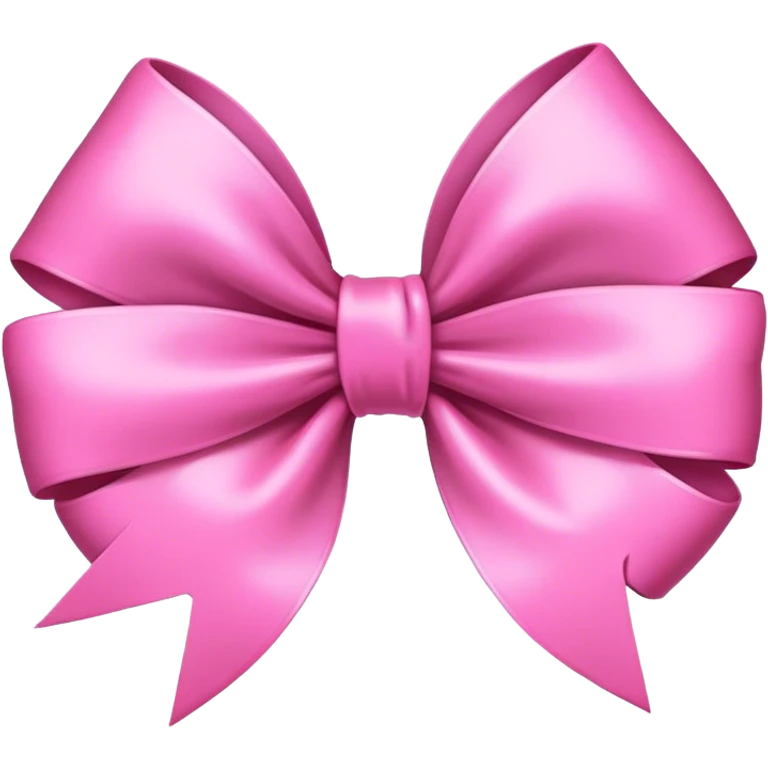 Pink bow emoji