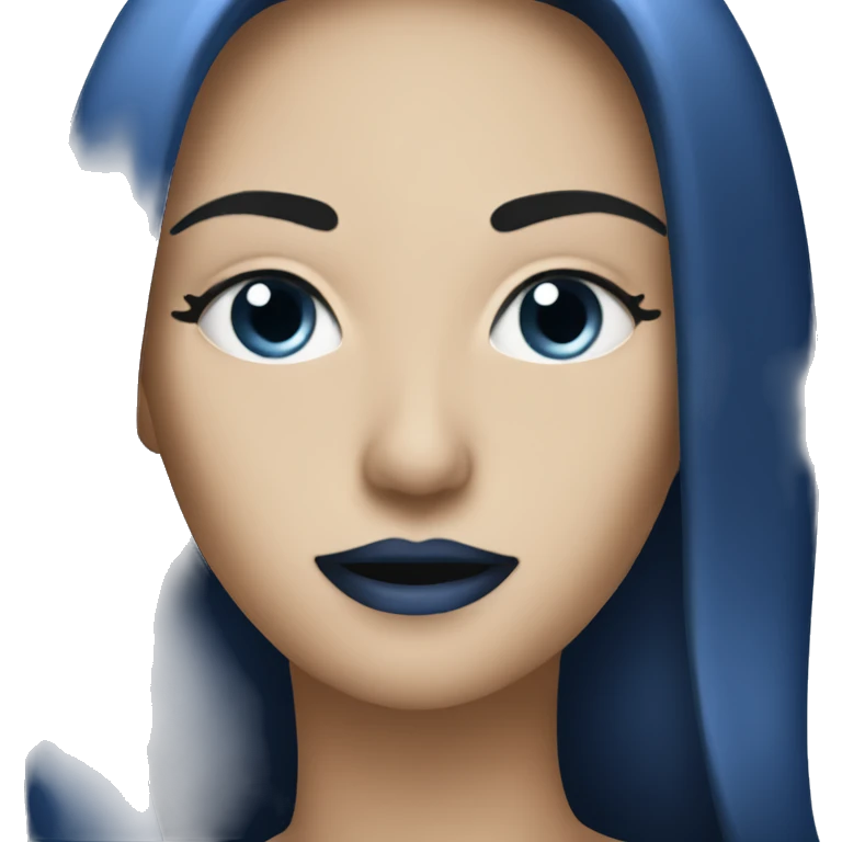 Dark blue stiletto  emoji