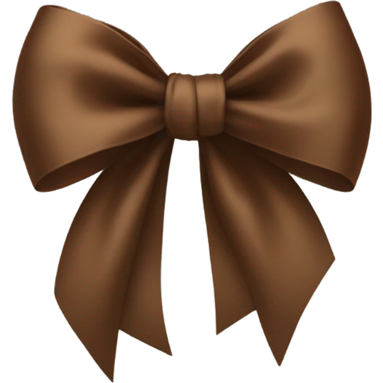 Brown bow emoji