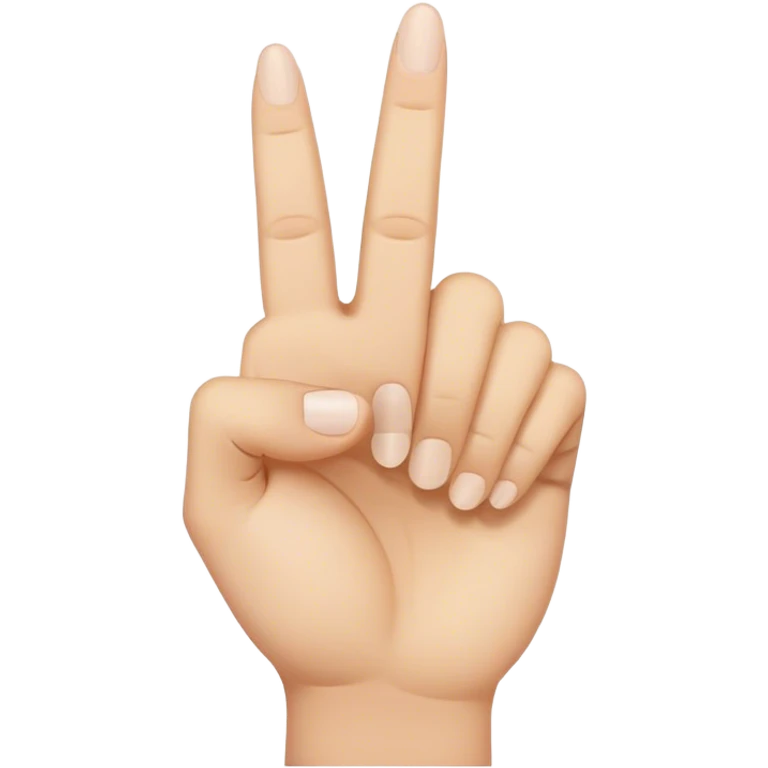Middle finger emoji