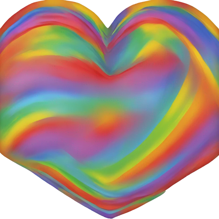 Rainbow heart emoji