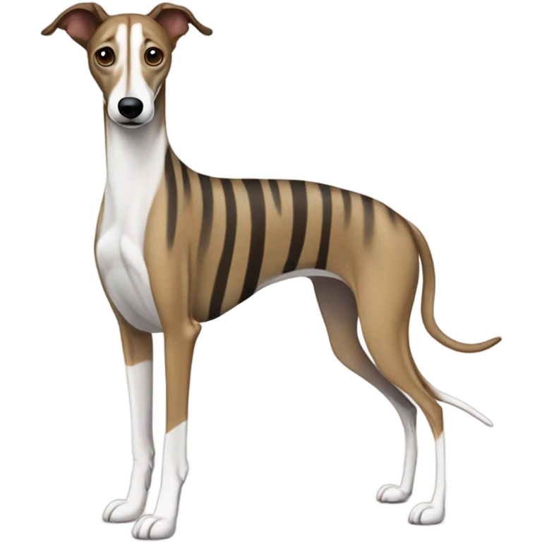 Brindle Whippet emoji
