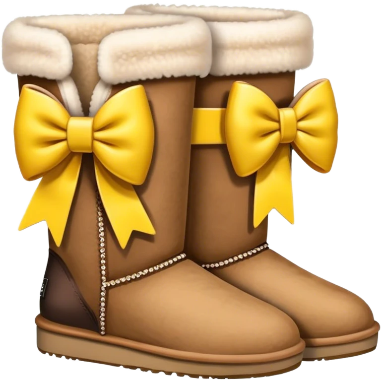 uggs with bow emoji