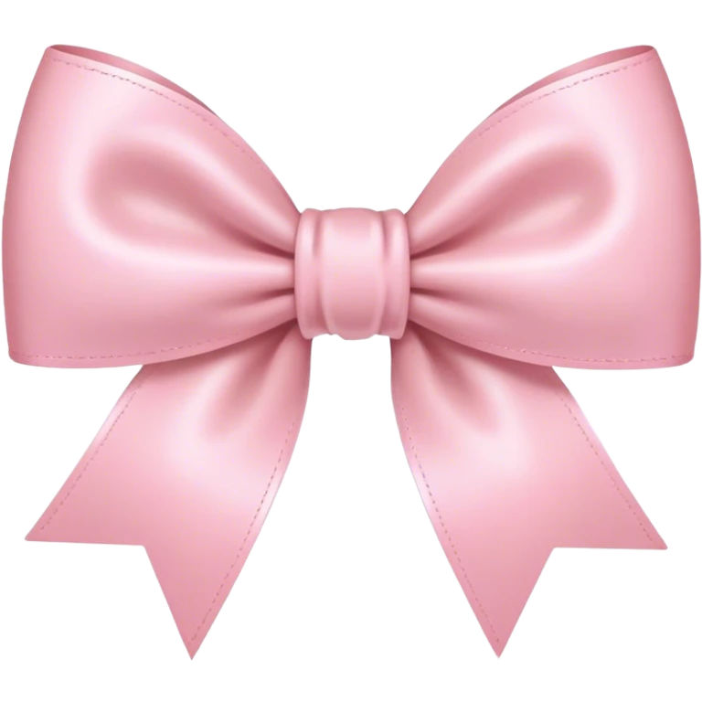 light pink bow on light pink bow emoji