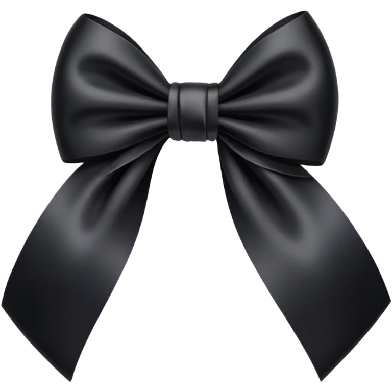 black bow emoji