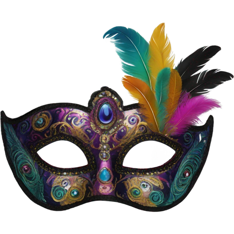 Masquerade eye mask emoji