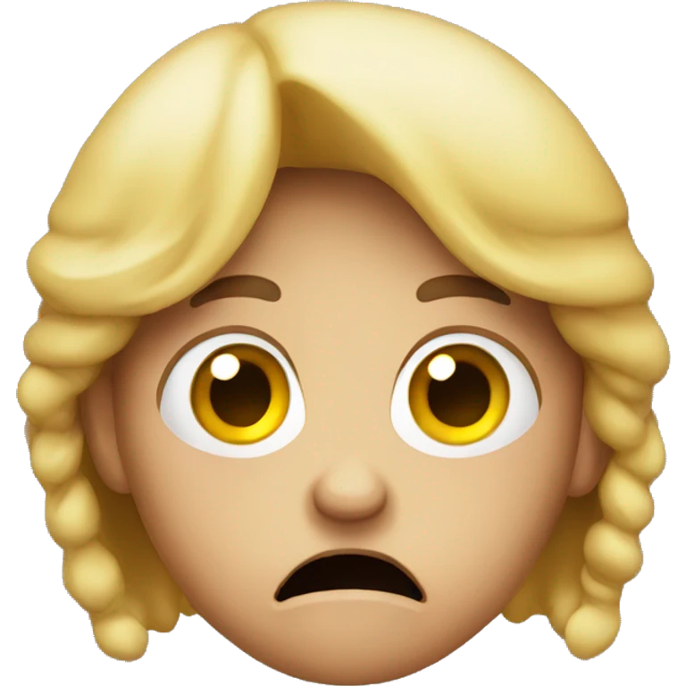 Someone that is scared emoji