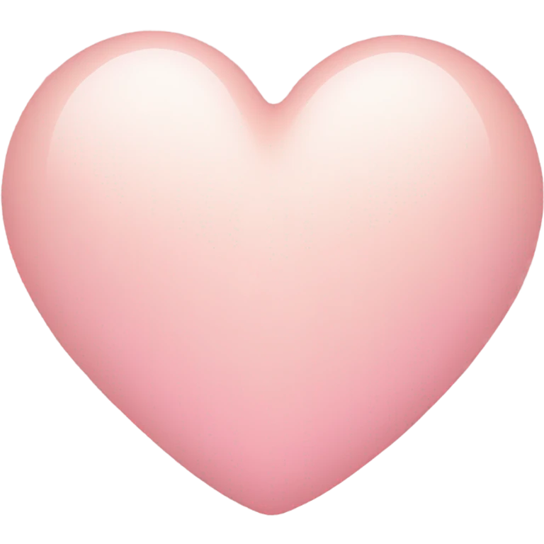 Pastel Pink Heart emoji