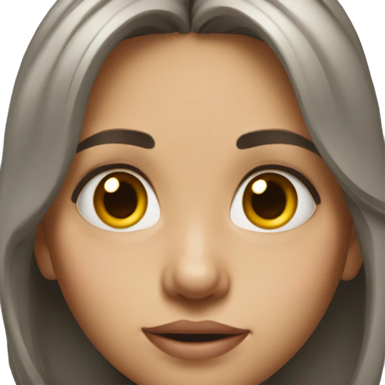realistic portrait of girl emoji