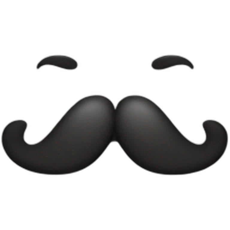 mustache emoji