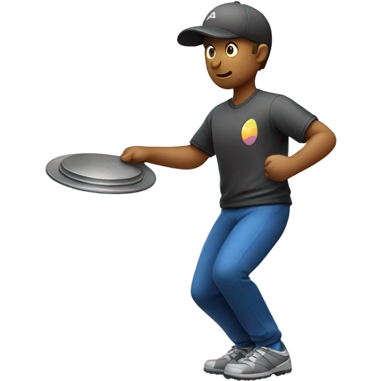 Disc golfer emoji