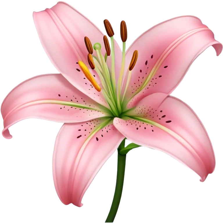 light pink lilium emoji
