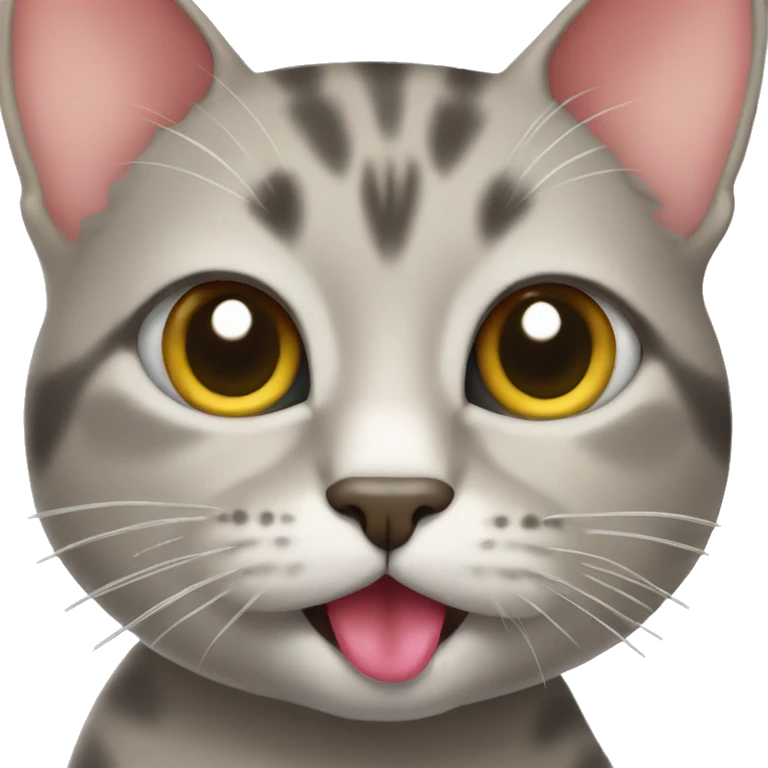 cat with tongue emoji