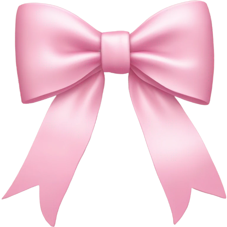 light pink bow on light pink bow emoji
