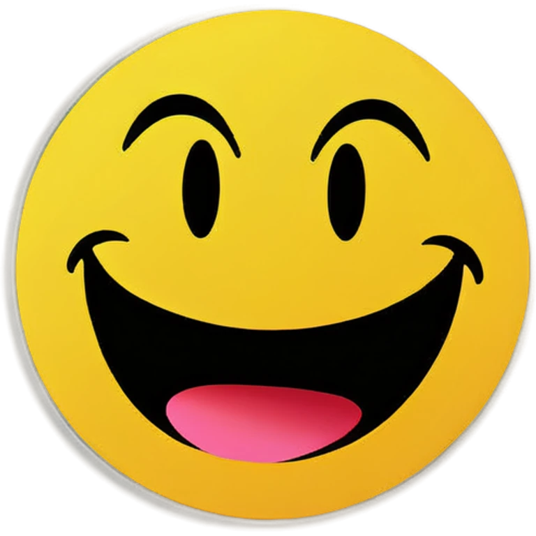 Smiley face looking up emoji