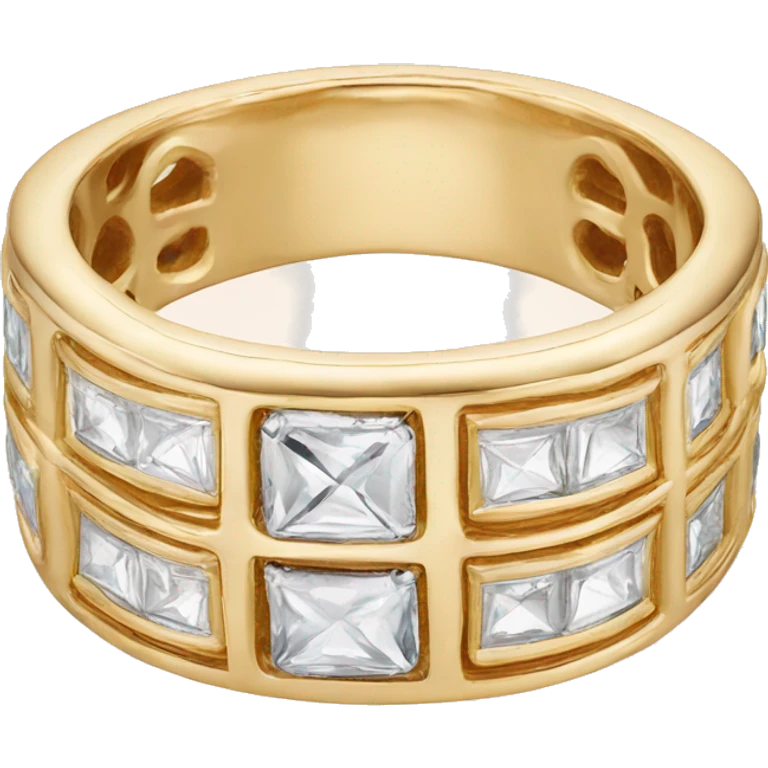cartier gold ring emoji