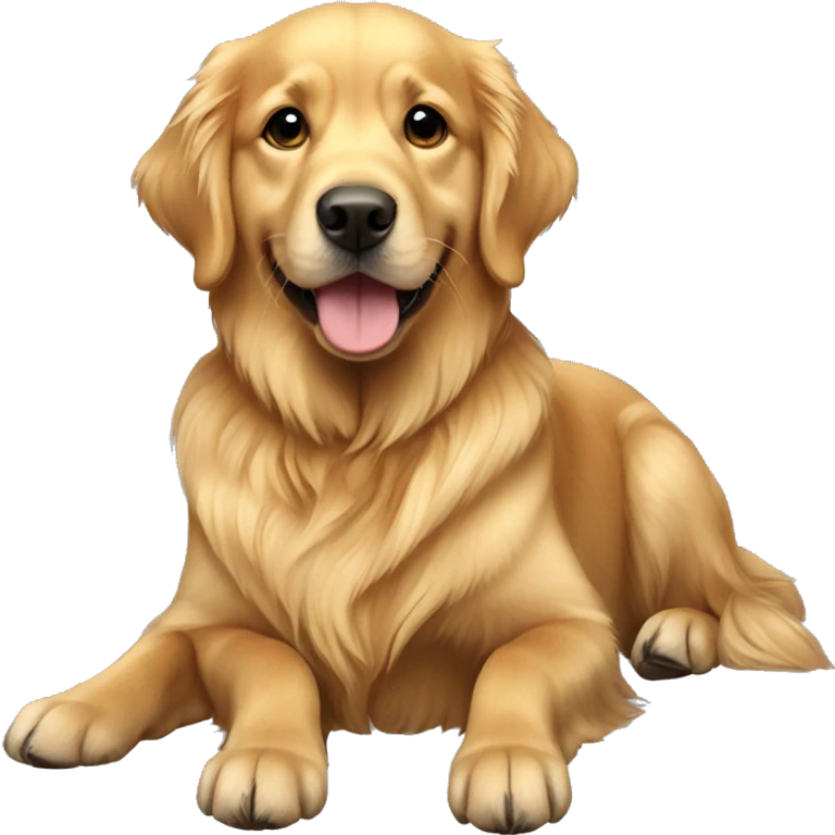 Golden Retriever Golden  emoji