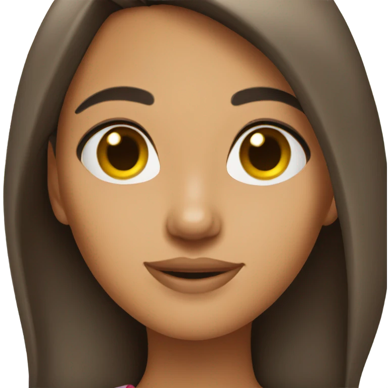 Pretty brunette girl emoji