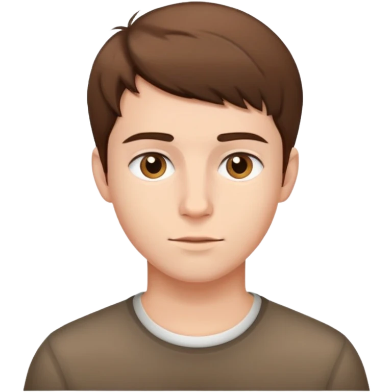portrait of a young man emoji