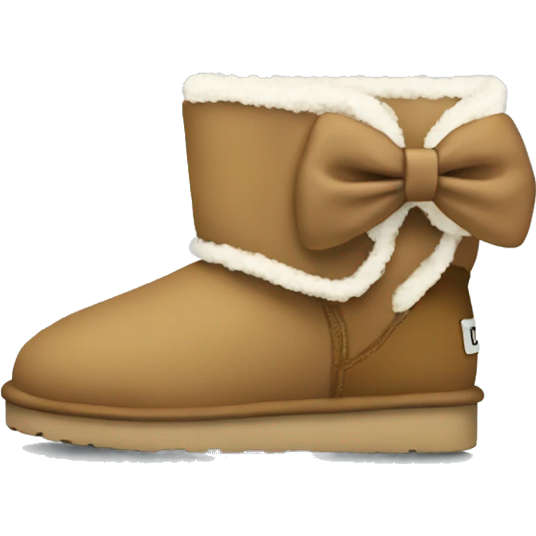 uggs with bow emoji