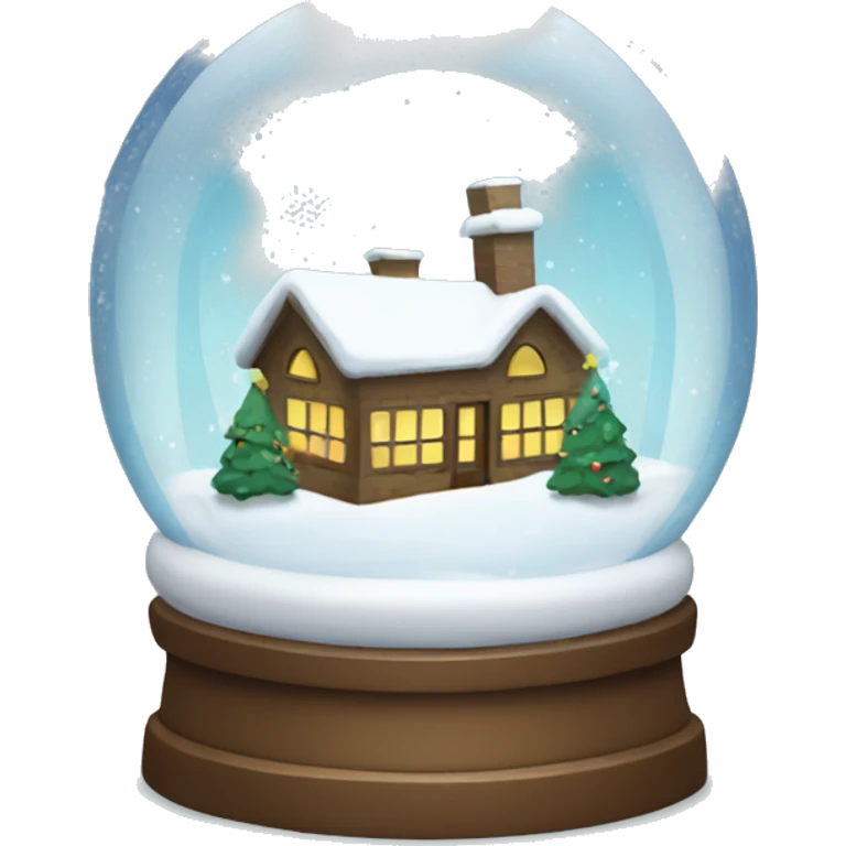 Christmas snowglobe emoji